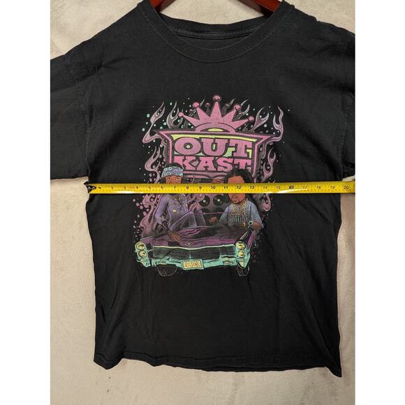 Outkast ATLiens Black Purple Hip-Hop Rap 90s Music Retro Large Graphic Shirt * - Picture 5 of 7